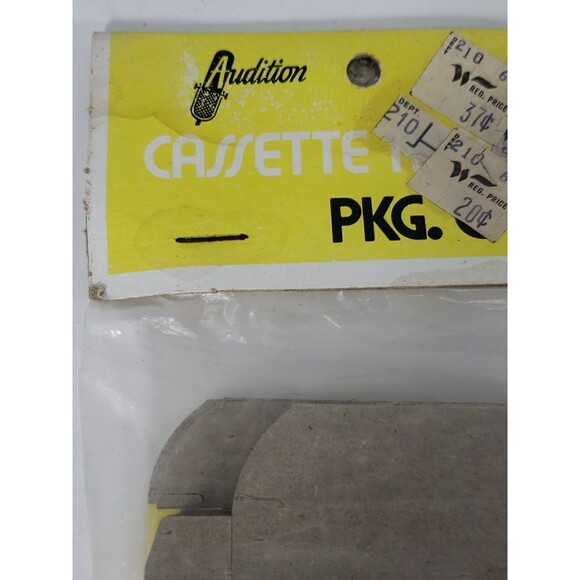 Vintage Magnetic Cassette Tape Mailing Boxes FW Woolworth New Sealed 10 Pack - Picture 4 of 16